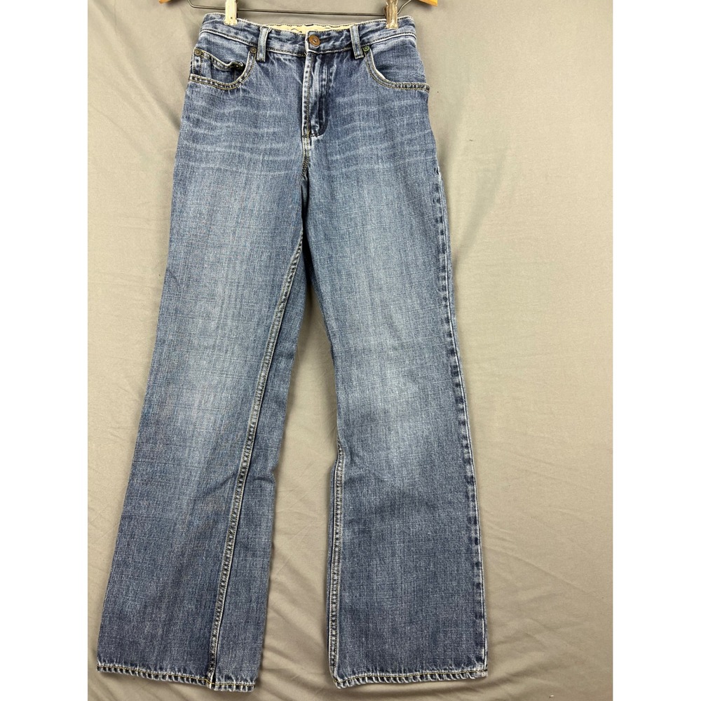 Gap Denim Jeans Kids 14 Slim Boot Fit Blue Adjustable Waist Good